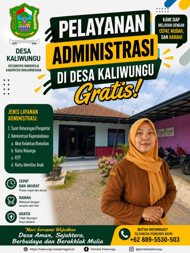 Mewujudkan Pelayanan Prima yang Cepat, Ramah, dan Gratis di Desa Kaliwungu
